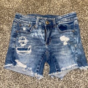 American eagle jean shorts